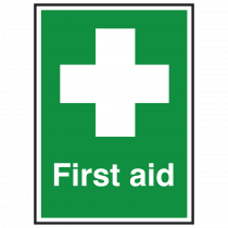 First Aid with Symbol Sign