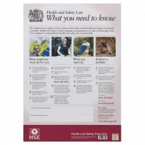 HSE Health and Safety Law Poster UK