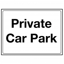 Private Car Park Sign