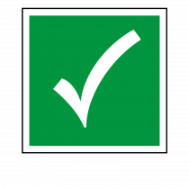 Safe Condition Safety Symbol Sign