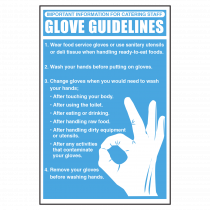 Catering Glove Guidelines Notice