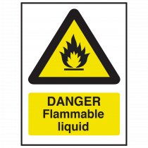 Danger Flammable Liquids Sign