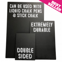 Chalkboard Panels. Double Sided. Interior or Exterior Use. HPL never needs repainting.