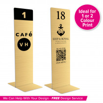 Gold Tall Table Numbers - Custom Design