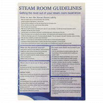 Steam Room Guidelines Notice