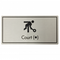 Court (Your Number) Door Sign