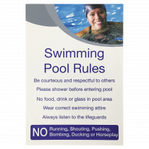 Detailed Swimming Pool Rules Notice