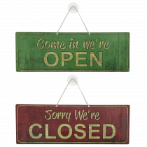 Shop Open / Closed sign