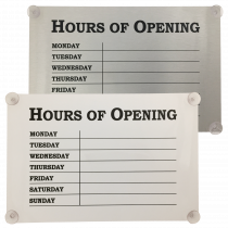 Hours of Opening Window Notices