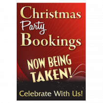 Christmas Party Booking Poster