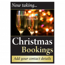 Christmas Booking Poster