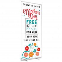 Mothers Day Book Now Roller Banner