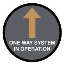 One Way System in operation floor graphic