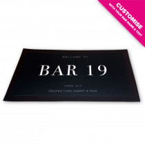 Personalised Bar Drip Mat/Bar Runner - Style 3 - House Number