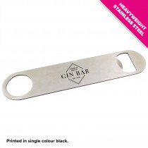 Personalised Bottle Opener / Bar Blade - Gin - Style 4 - Design 1 