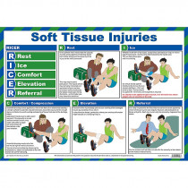 First Aid for Soft Tissue Injuries Poster