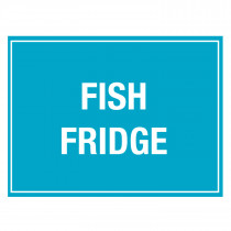 Fish Fridge Storage Sign