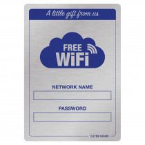 Free Wifi for Customers Bar Sign