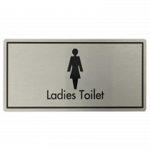 Ladies Toilets Door Sign