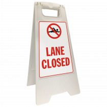 Lane Closed Floor Stand