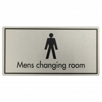 Mens Changing Room Door Sign