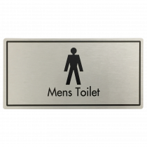 Mens Toilets Door Sign