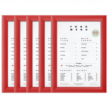 Box of 10 - A4 & A3 Red Snap Poster Frames
