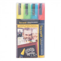 Liquid Chalk Pens - Pack of 4 Bright Colours – Size Medium 2-6 mm Nib