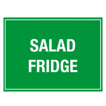 Salad Fridge Storage Sign