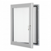 Silver Lockable Poster Display Cases / Menu Display Cases