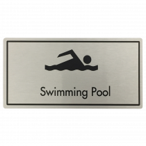 Swimming Pool Door Sign