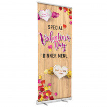 Valentines Book Now Roller Banner