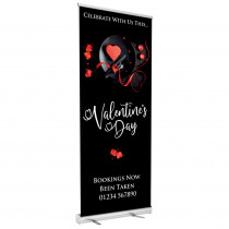 Valentines Dinner for Two Roller Banner