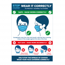 How to wear a face covering correctly to protect yourself and others notice