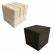 Wooden Block Menu Holders