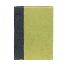 Trendy Green Leather Style A4 Restaurant Menu Holder / Menu Cover