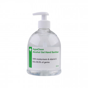 HypaClean Alcohol Hand Gel Pump Dispenser 500ml