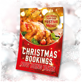 Christmas Bookings Now Being Taken Poster