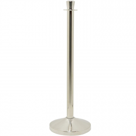 Deluxe Chrome Rope Barrier Post