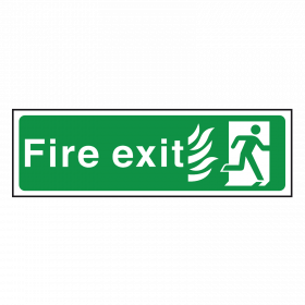 NHS Fire Exit Sign Final Exit 