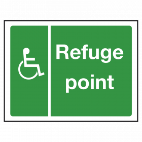Refuge Point Main Location Sign