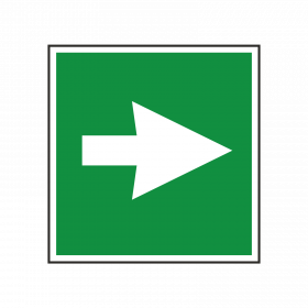 First Aid Arrow Symbol Sign