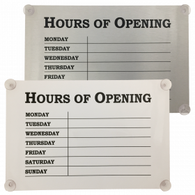 Hours of Opening Window Notices