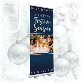 Popup Banners, Join us this Festive Season 850x2000mm