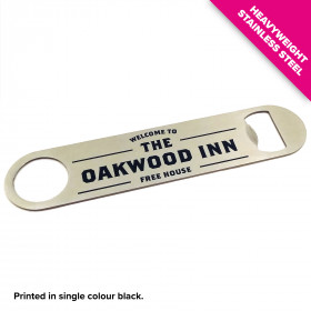 Personalised Bottle Opener / Bar Blade - Style 1