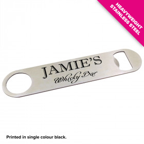 Personalised Bottle Opener / Bar Blade - Whisky - Style 5 - Design 2