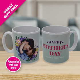 Happy Mothers Day Personalised Photo Mug 