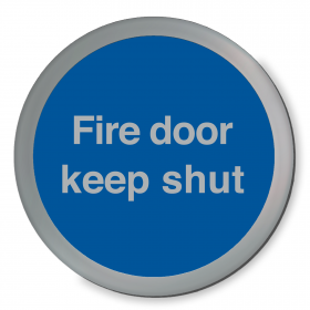 Fire Door Keep Shut Disc Sign