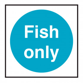 Food Storage Label - Fish Only