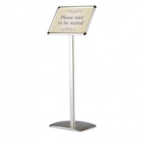 Freestanding information menu stand. Available in A4 & A3 size